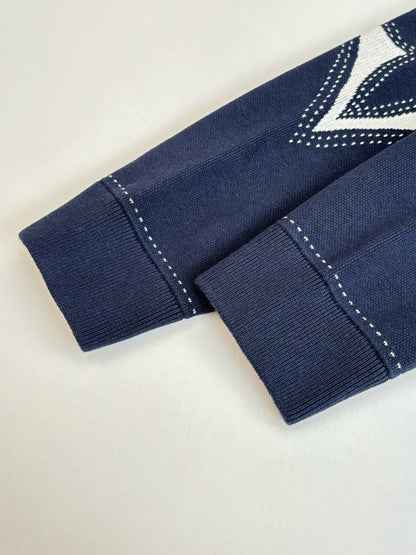 Sweat capuche motif Zippee Intarsia Lv 10/10 📦⚡️🚚 bleu nuit