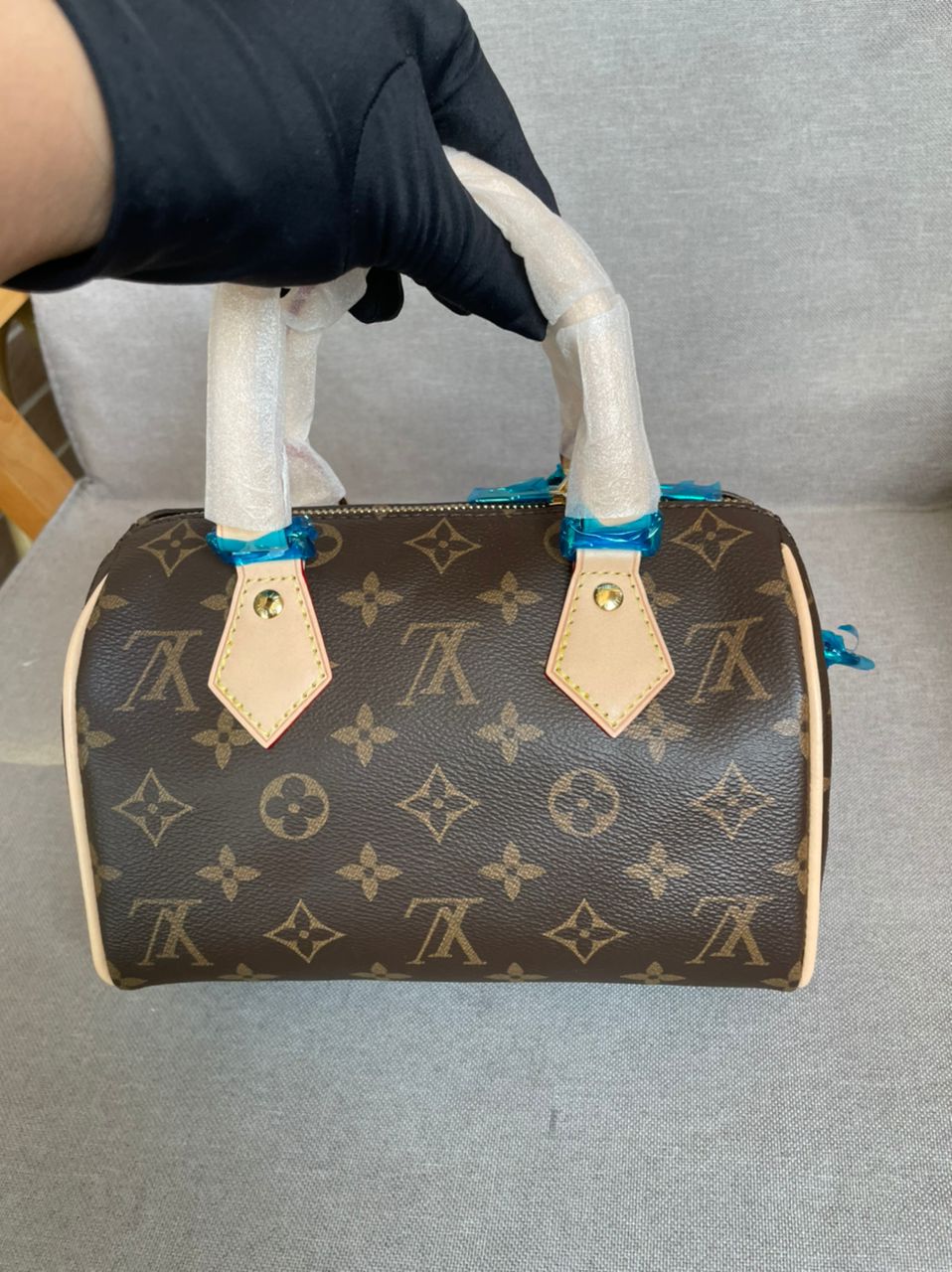 Sac speedy bandoulière intérieur beige 20 facture
