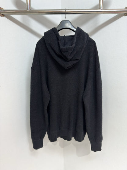 Sweat à capuche en laine Loew bleu nuit  10/10