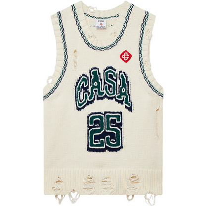 Débardeur en maille Intarsia Casa