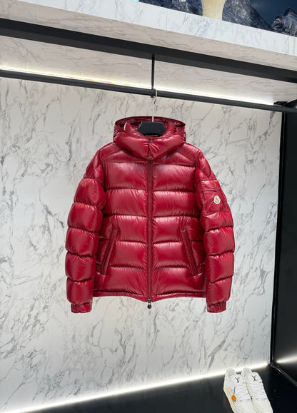 Doudoune Moncl’r Maya rouge  2025 95% 10/10