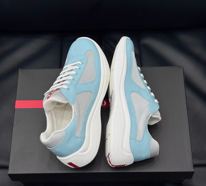 Sneakers Prd America ´ s Cup  Bleu Marina tissu bike lisse 10/10 V3S
