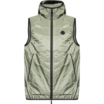 Gilet coupe-vent à capuche monclr