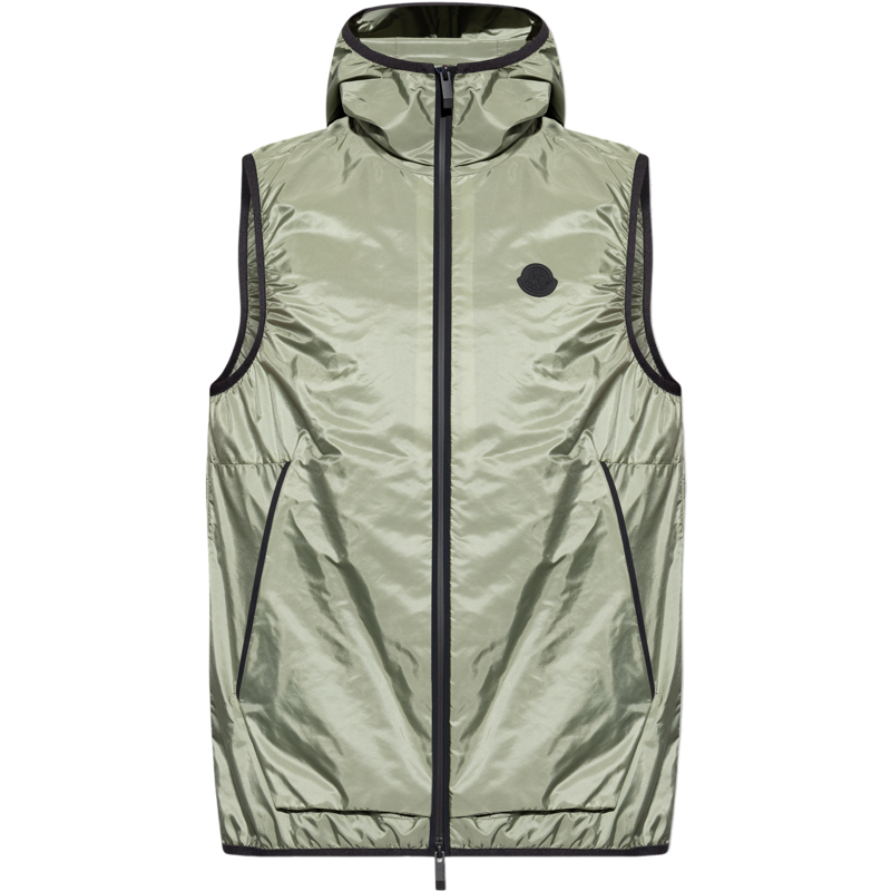 Gilet coupe-vent à capuche monclr