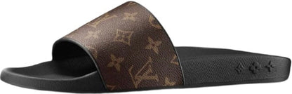 Lv mules water front invoice flip flops