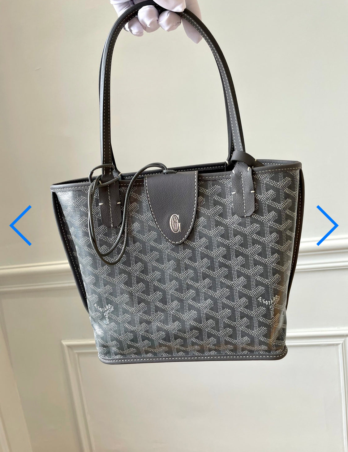 Anjou Mini graue Tasche Rechnung