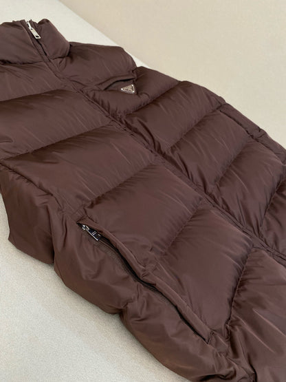 Veste en re-nylon Prda Bordeaux  10/10