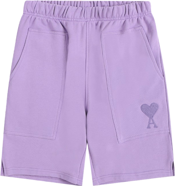 Short gris  à petit logo ami de cœur gris