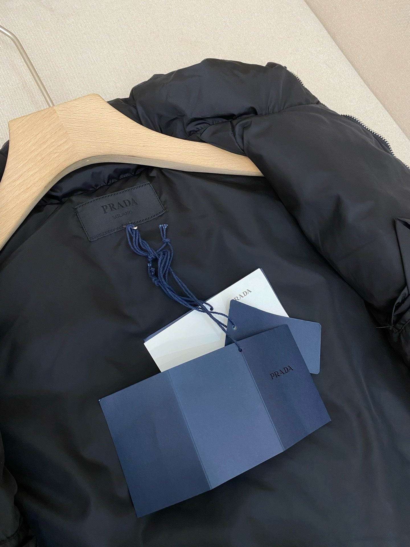 Veste en re-nylon Prda noir   10/10