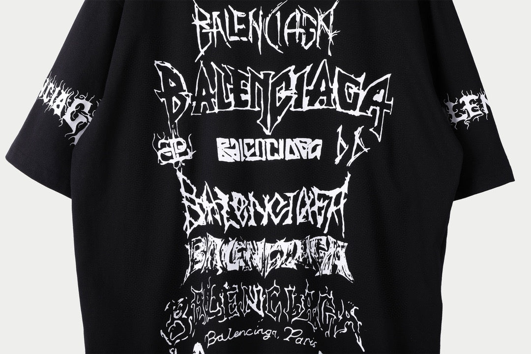 Balenciaga T-shirt en coton imprimé logo LNY