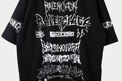 Balenciaga T-shirt en coton imprimé logo LNY
