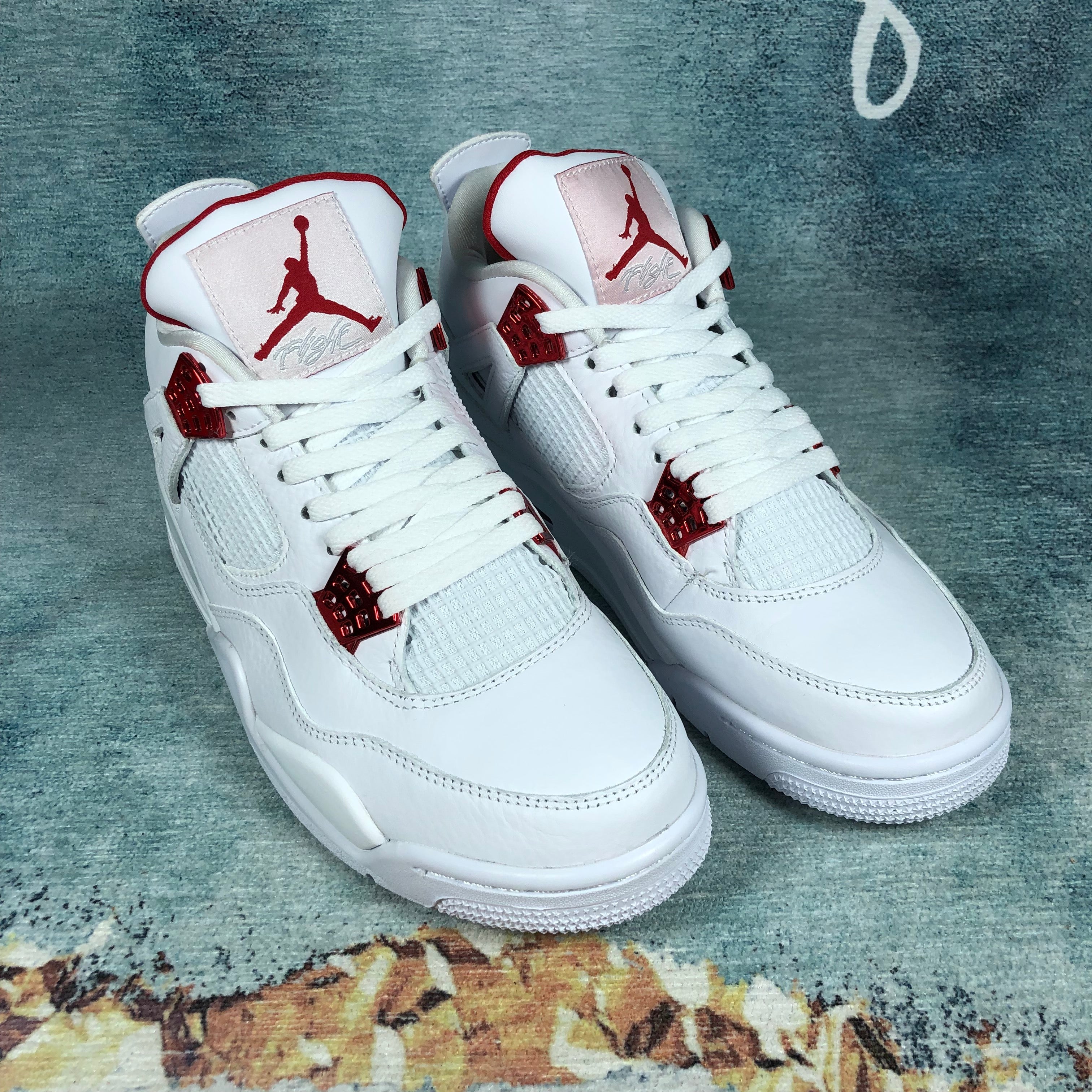 Aj4 Metalic Red 1:1 STOCK X AUTHENTICATION ✔️