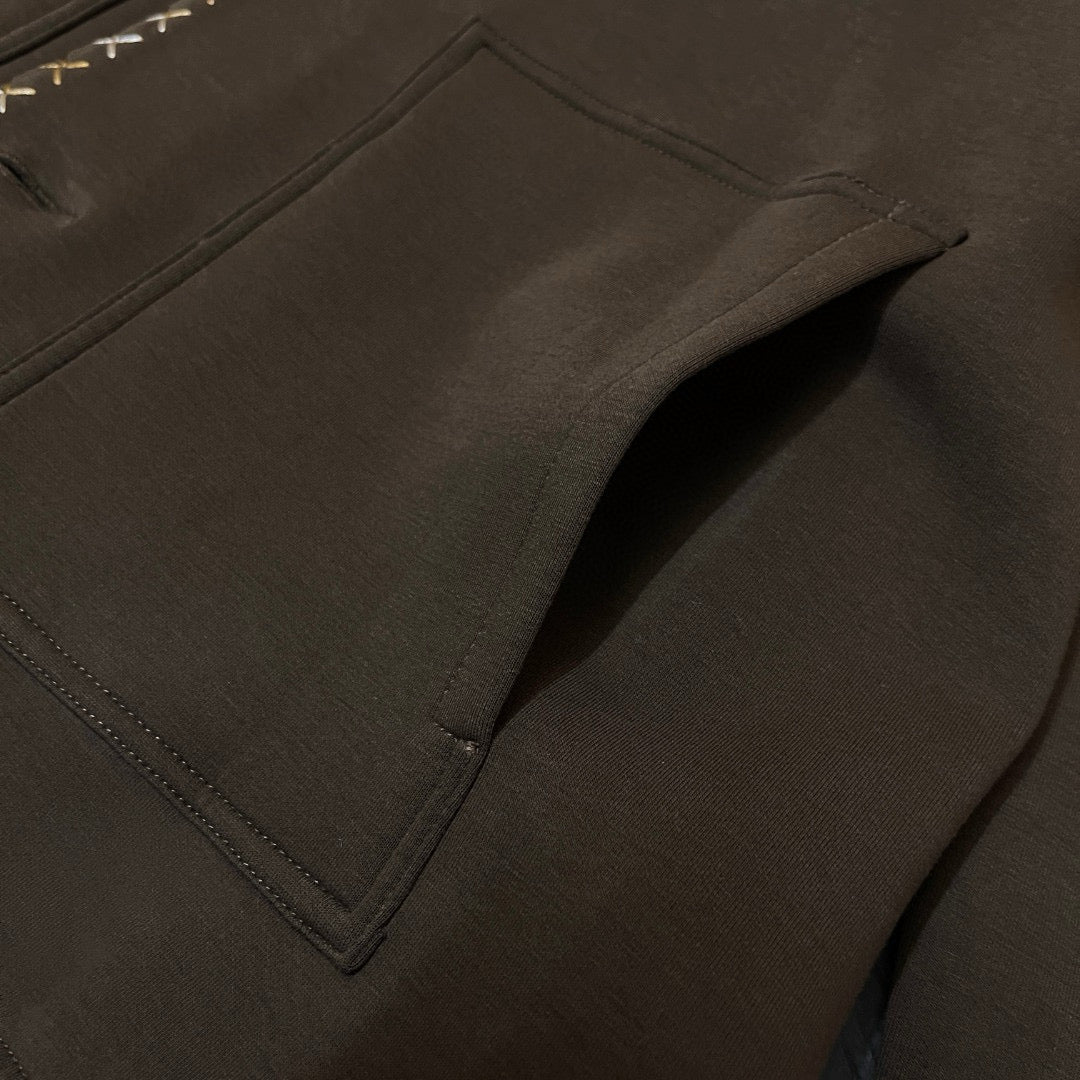 Blouson workwear brodé en coton