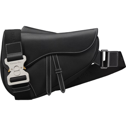 Sac saddle cuir de veau graine noir Cd facture 10/10 📦🚚⚡️