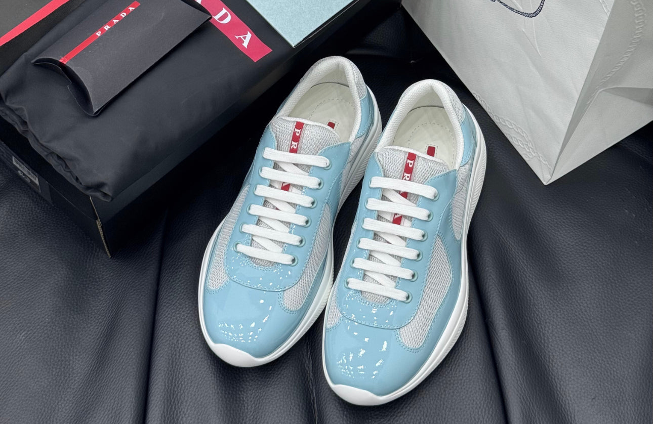 Sneakers Prd America ´ s Cup  Bleu Marina tissu bike lisse 10/10 V3S