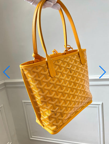 Sac Anjou Mini  yellow facture