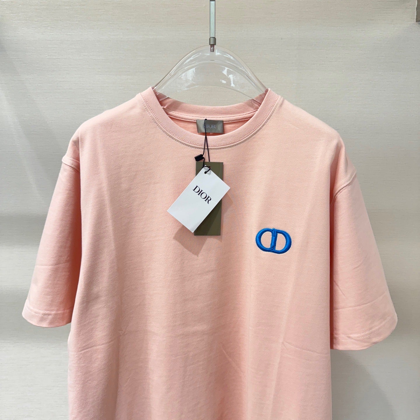 T-shirt CD Icon, coupe relax rose