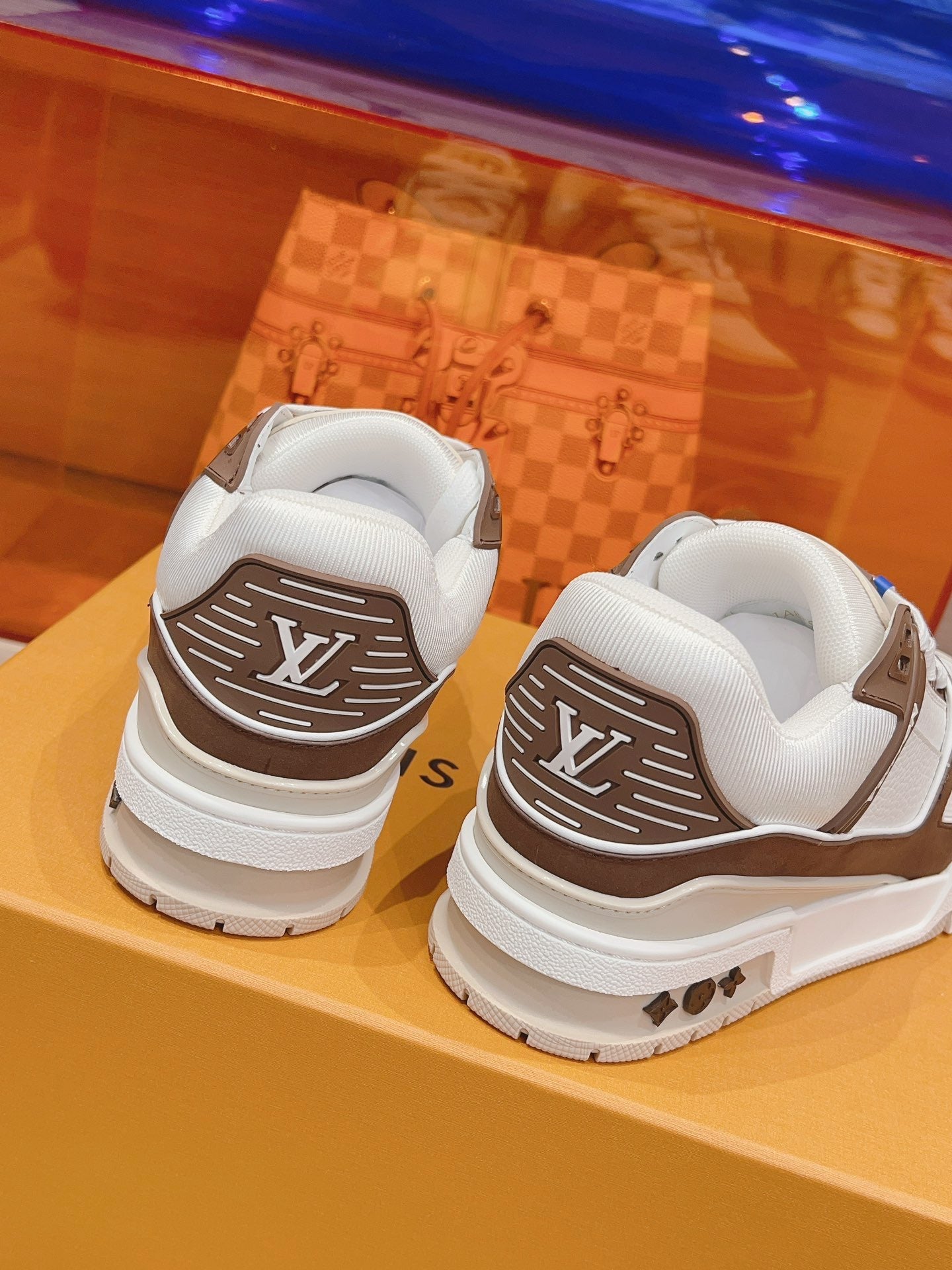 Sneakers Lv Trainers mocha facture