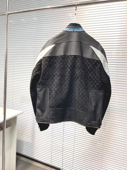 Veste Lv FULL CUIR LEATHER VRAI LEATHER BLACK