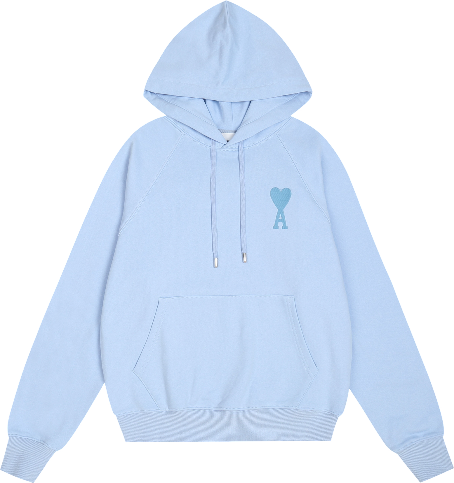 Sweat blanc à petit logo ami de cœur blanc
