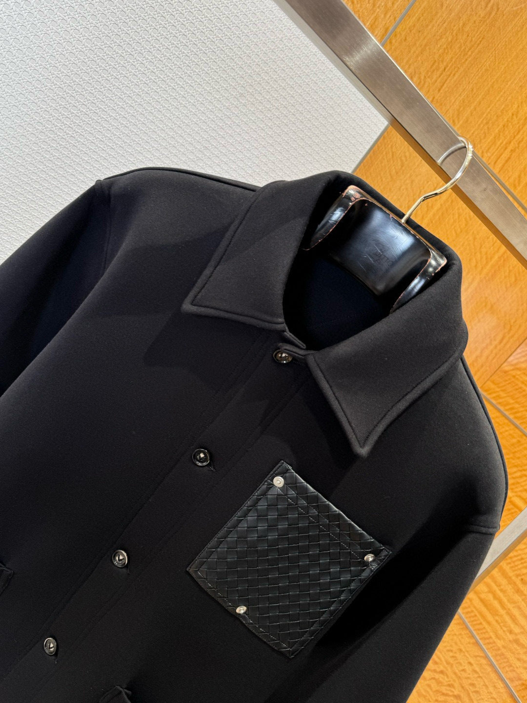 Veste utilitaire en laine et cachemire Loew