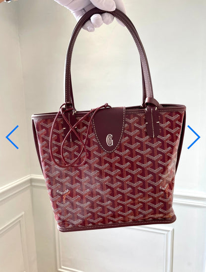 Sac Anjou Mini bordeaux  facture