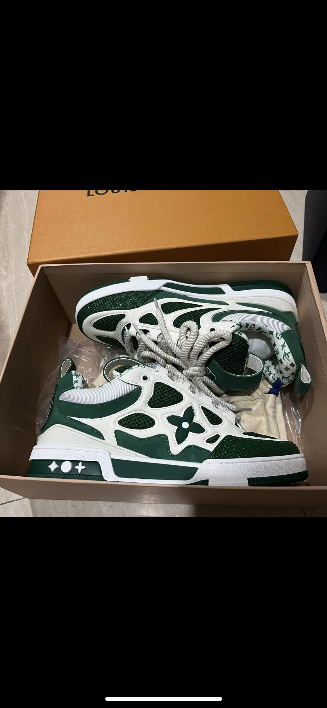 Lv Skate grüne Turnschuhe 10/10 Rechnung