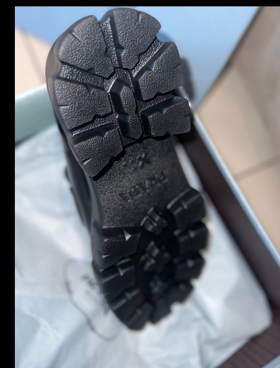 Mocassins Prd noir monolith facture