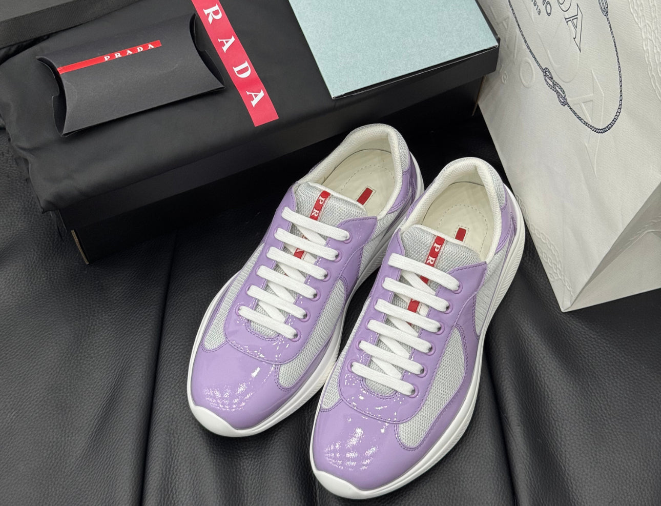 Sneakers Prd America ´ s Cup  lilas  tissu bike lisse 10/10 V3S