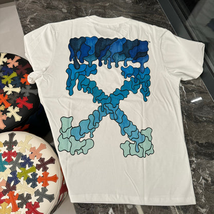 OFF-WHITE baby Blue Marker oversized t-shirt