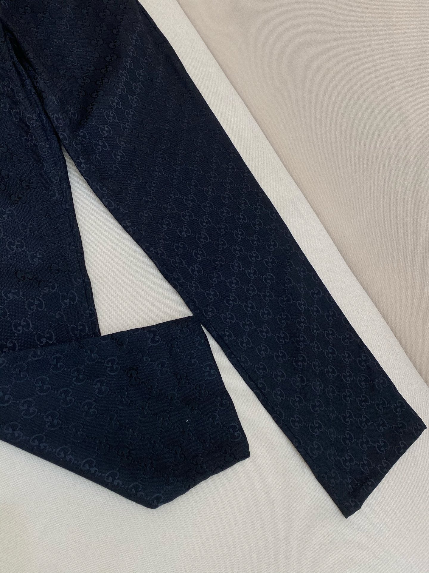 PANTALON EN TOILE DE COTON GG