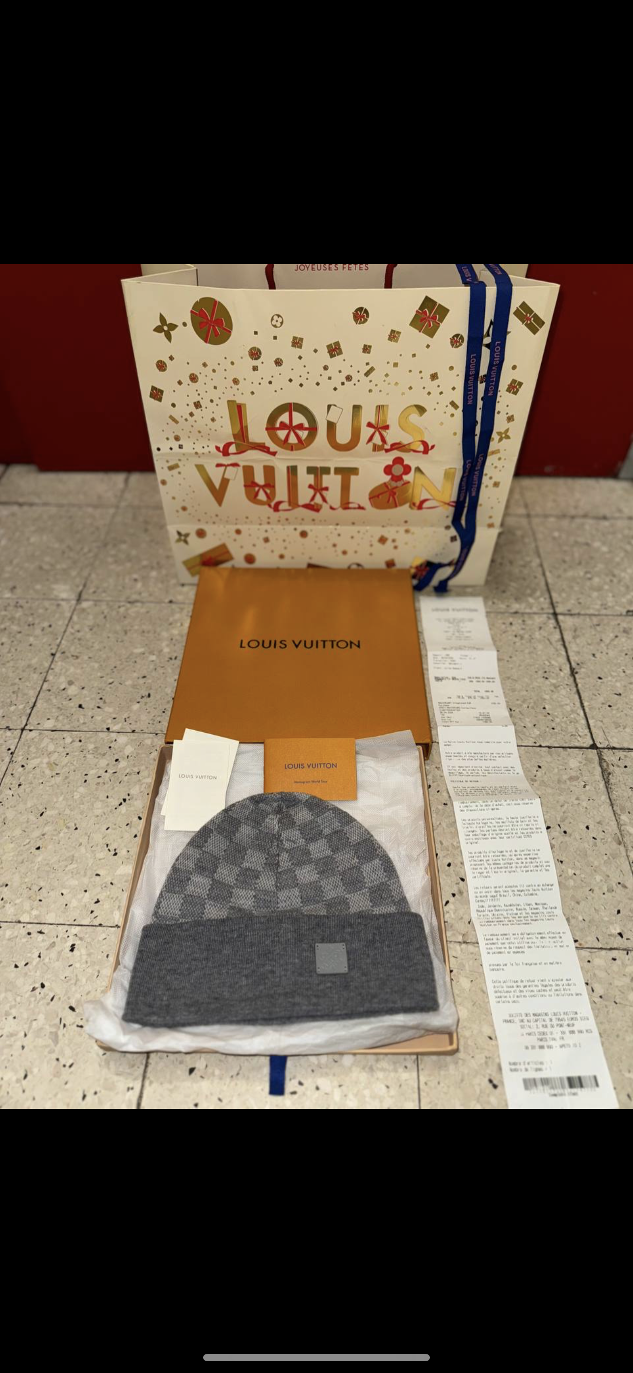 Bonnet Lv avec ticket il