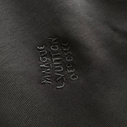 Sweatshirt mit LV-Jersey-Stickerei