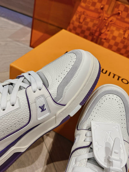 Lv trainers blanche/purple  facture