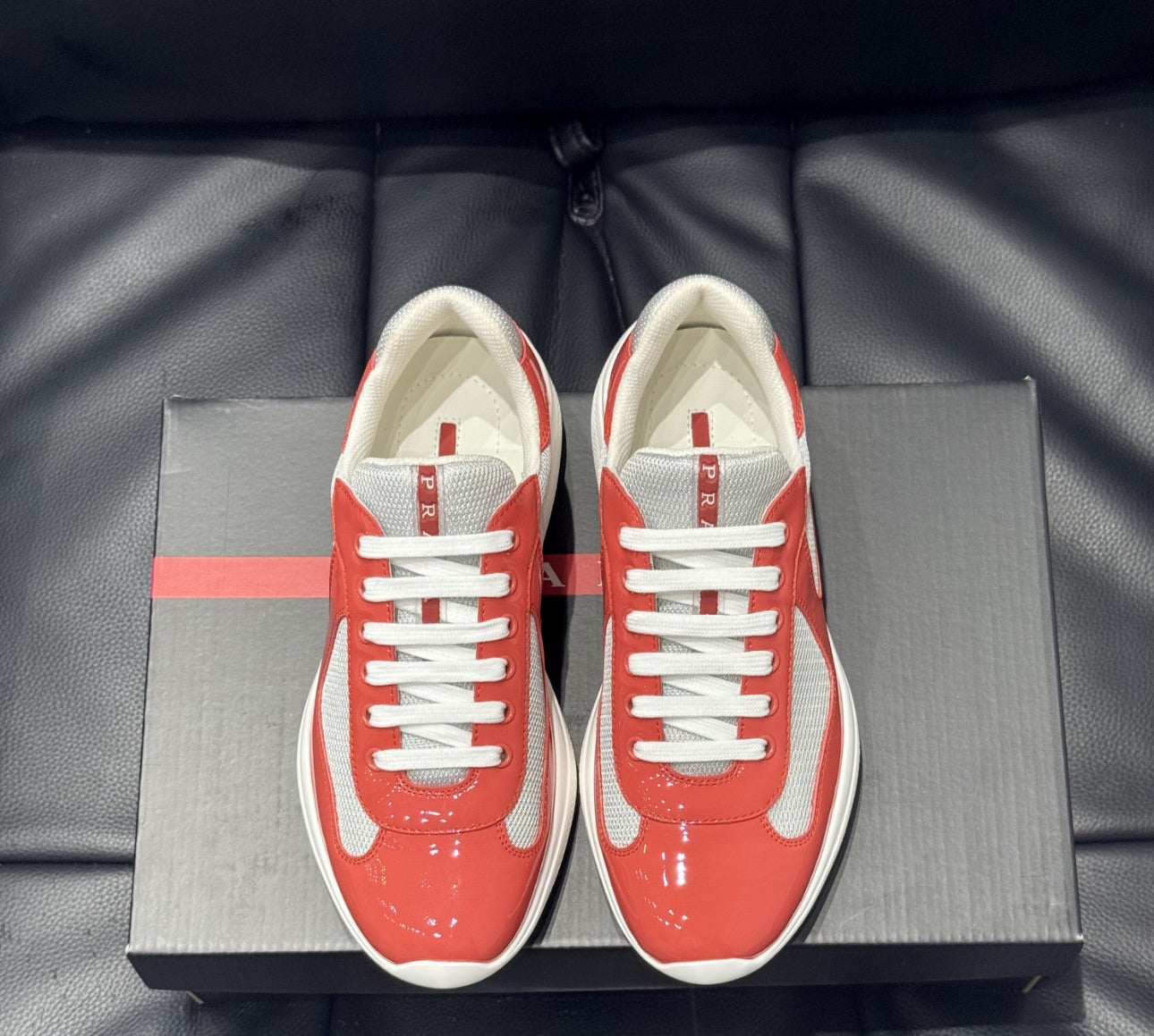Sneakers Prd America ´ s Cup  Corail  tissu bike lisse 10/10 V3S