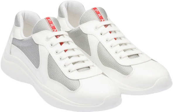 Sneakers Prd America ´ s Cup  tissu bike lisse white