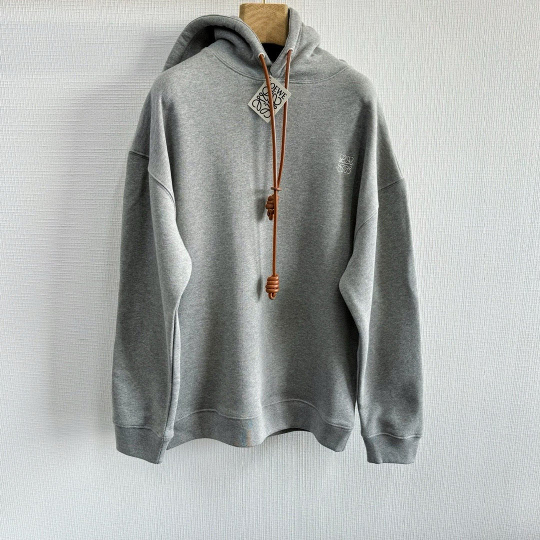Sweatshirt à capuche décontracté en coton LWE