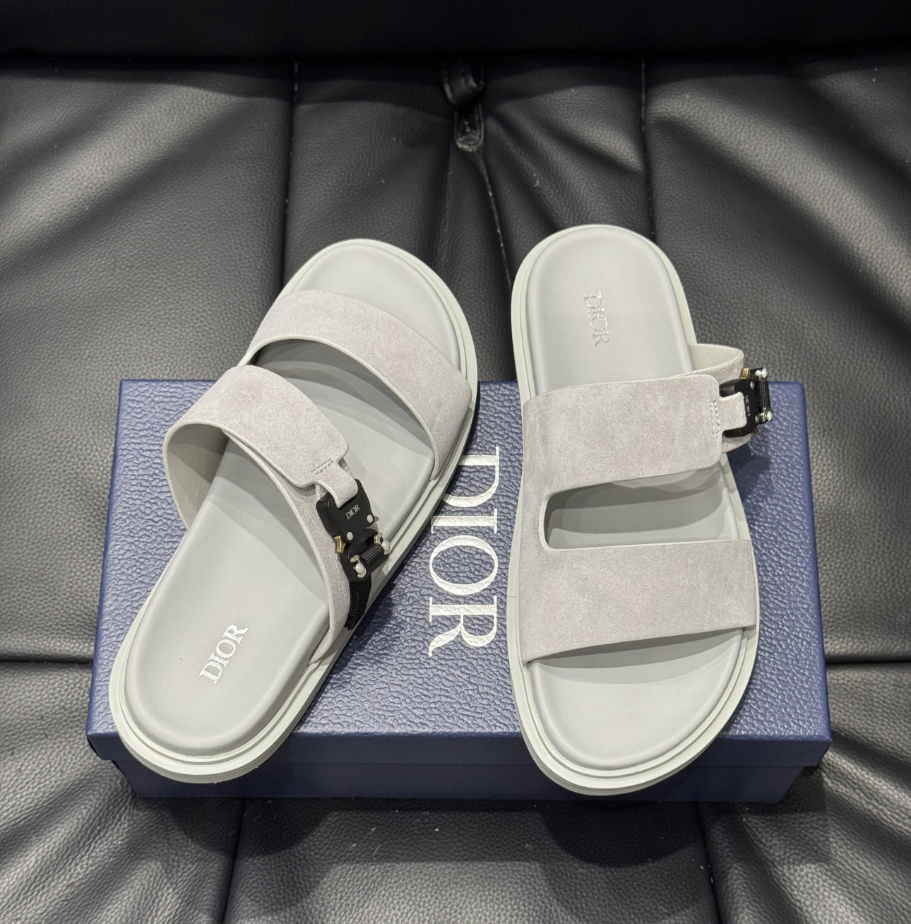 Sandale Dior Aqua Suède grise