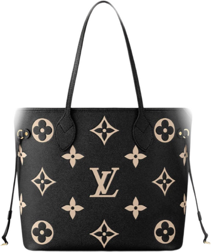Sac Neverfull MM noir train on facture