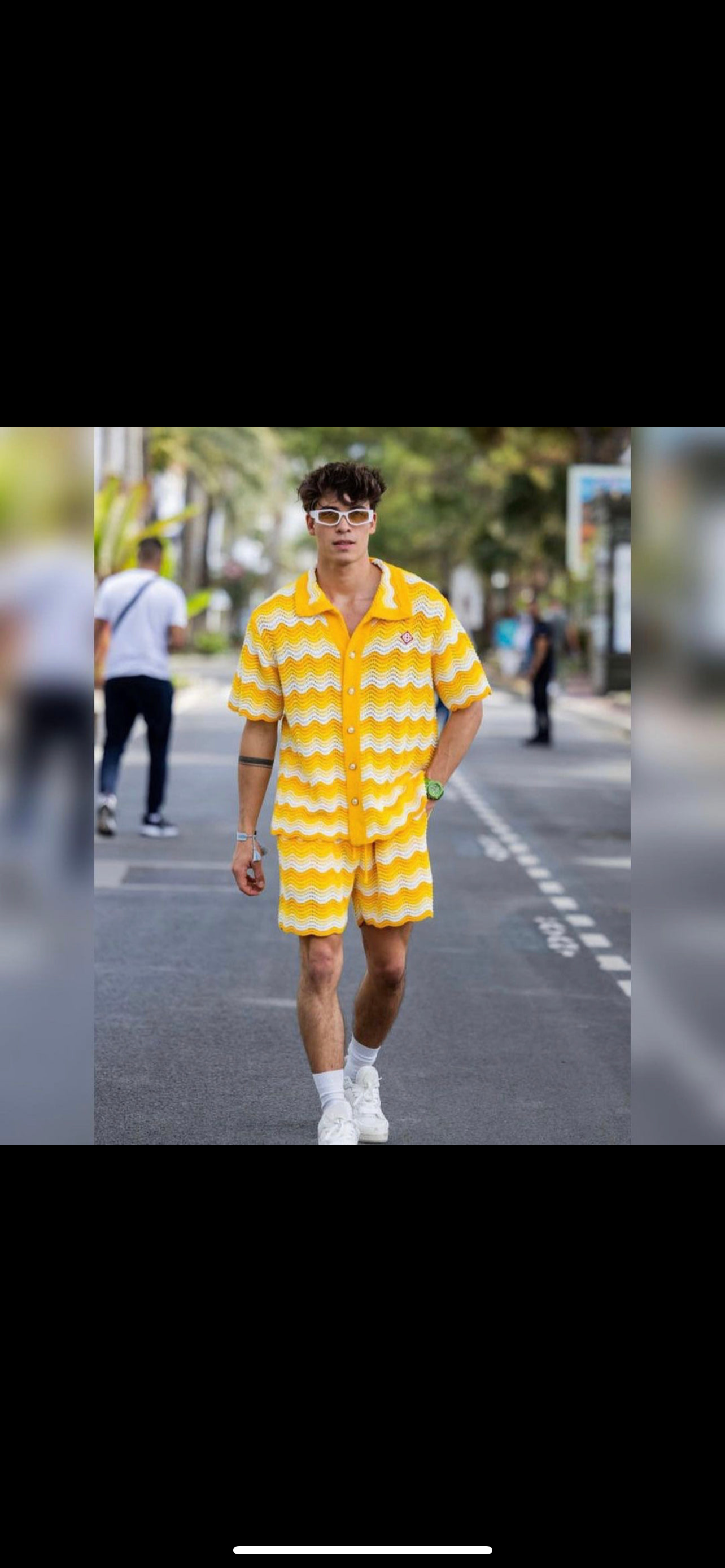 Casa B tropical orange shorts 🏝️