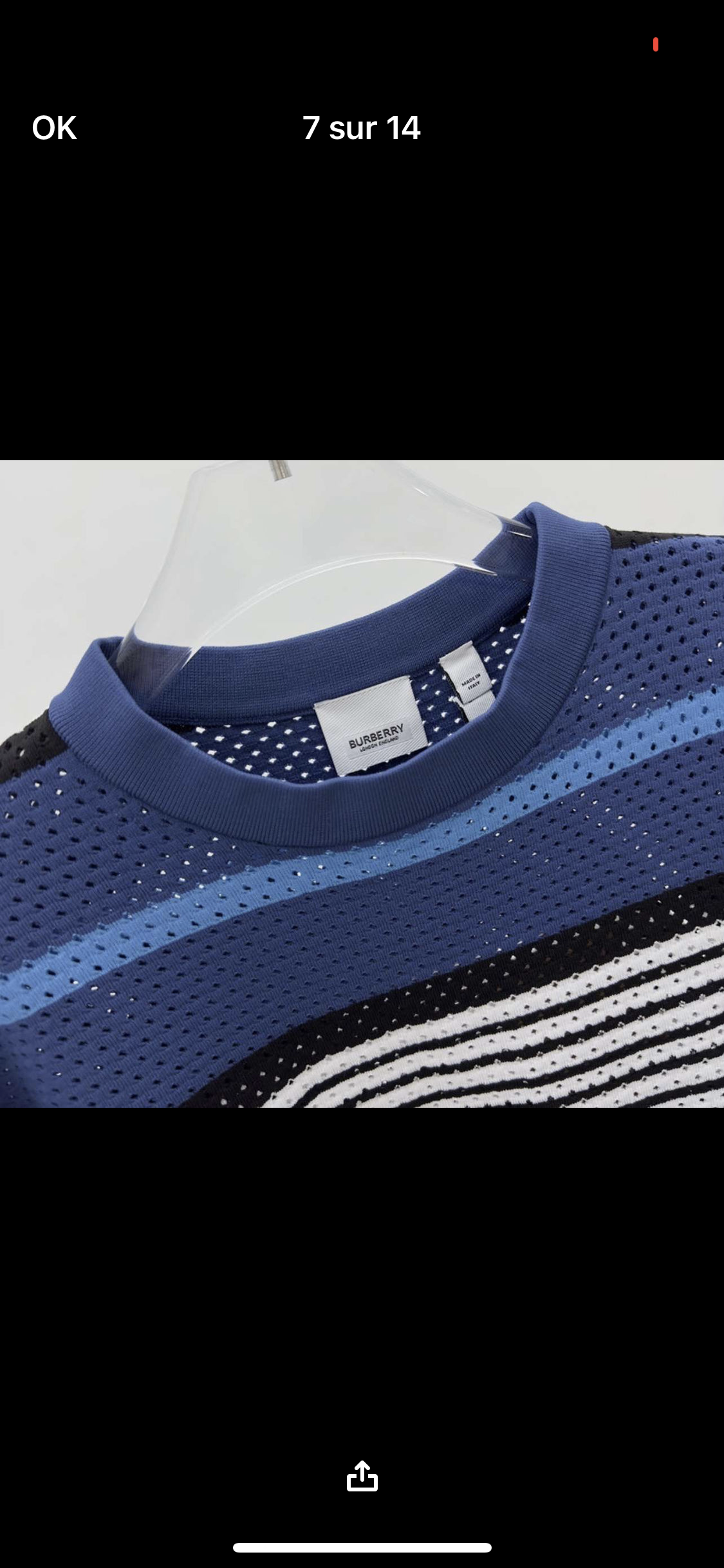 T shirt brb blue Facture