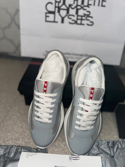 Sneakers Prd America ´ s Cup  tissu bike lisse grey