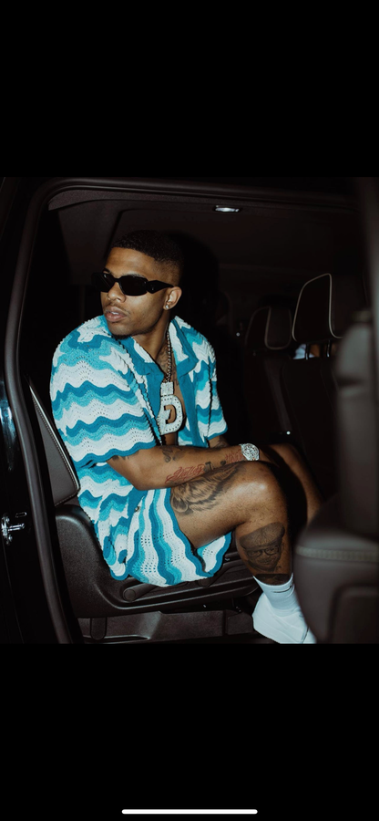 Chemise Casa B Blue Tropical 🏝️