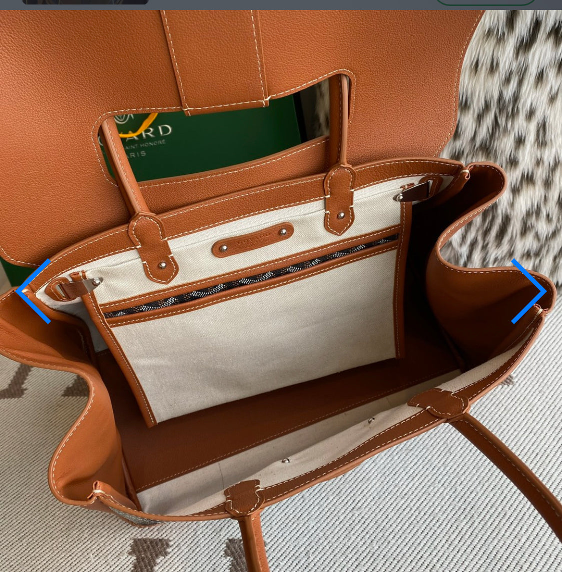 Sac cabas Saigon Brown facture