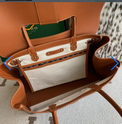 Sac cabas Saigon Brown facture
