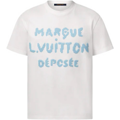 T shirt Lv signature brodé