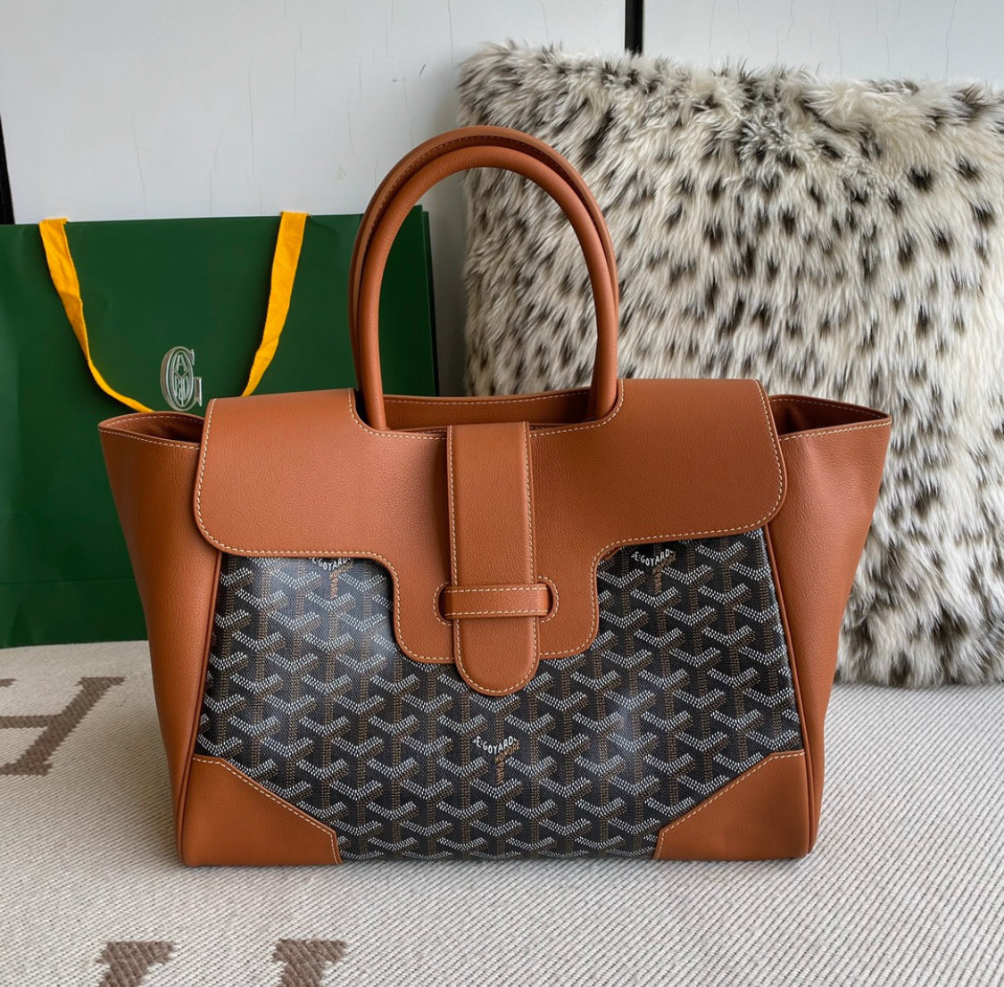 Sac cabas Saigon Brown facture