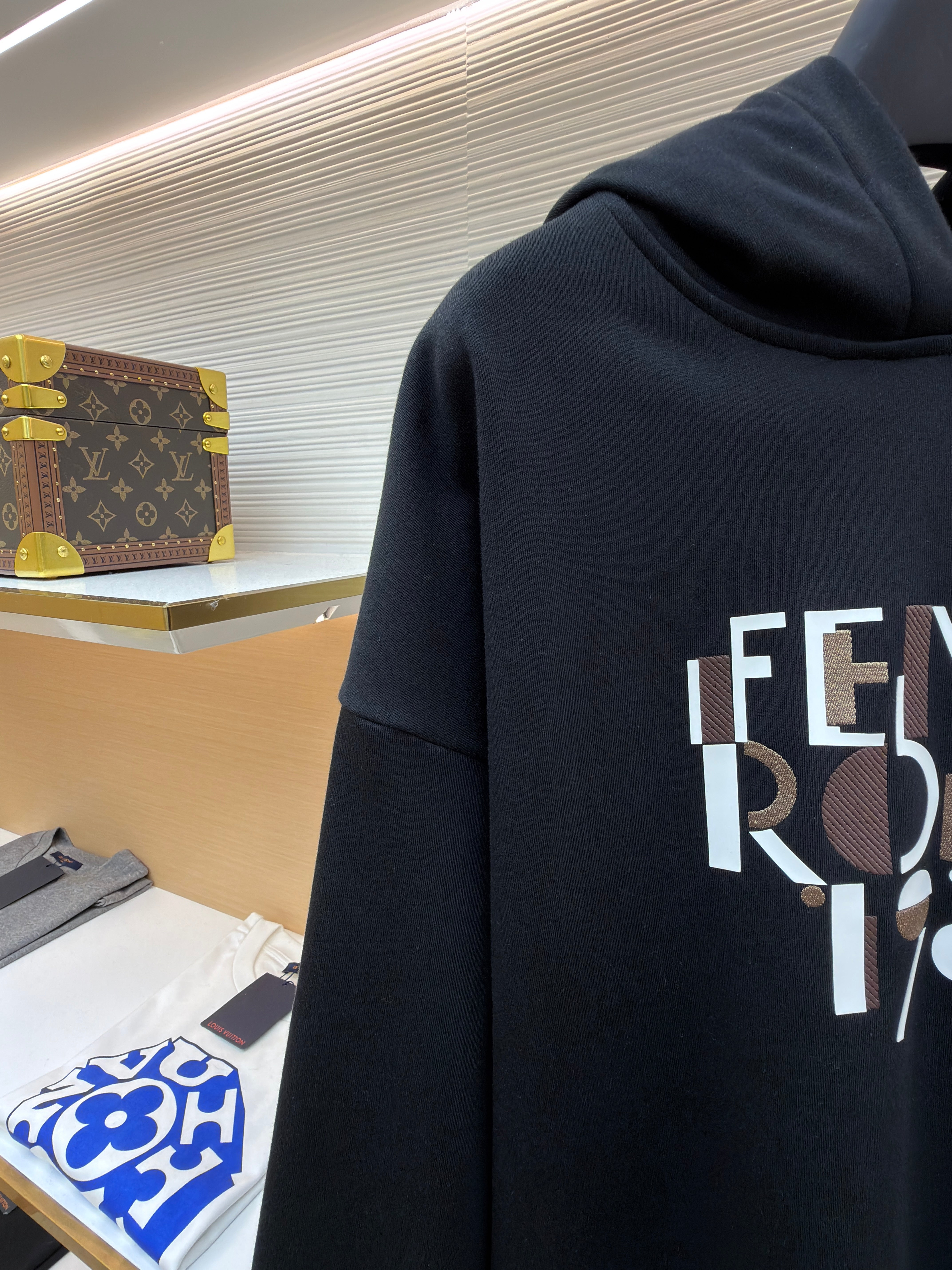 Pull FF logo imprimé