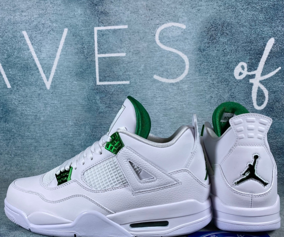 Aj4 Metalic Green 1:1 STOCK X AUTHENTICATION ✔️