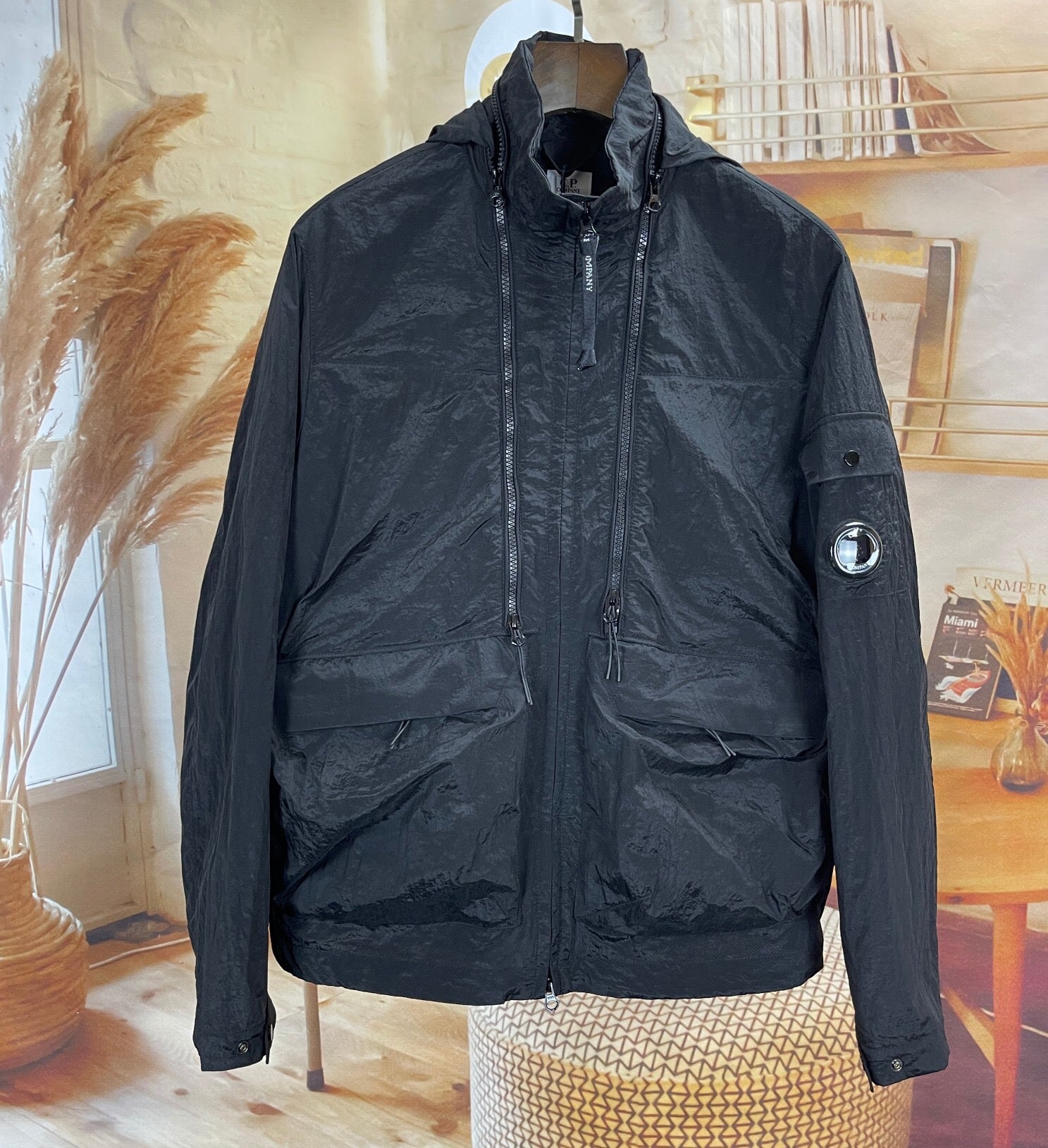 Veste CP Black Windbreaker Jacket